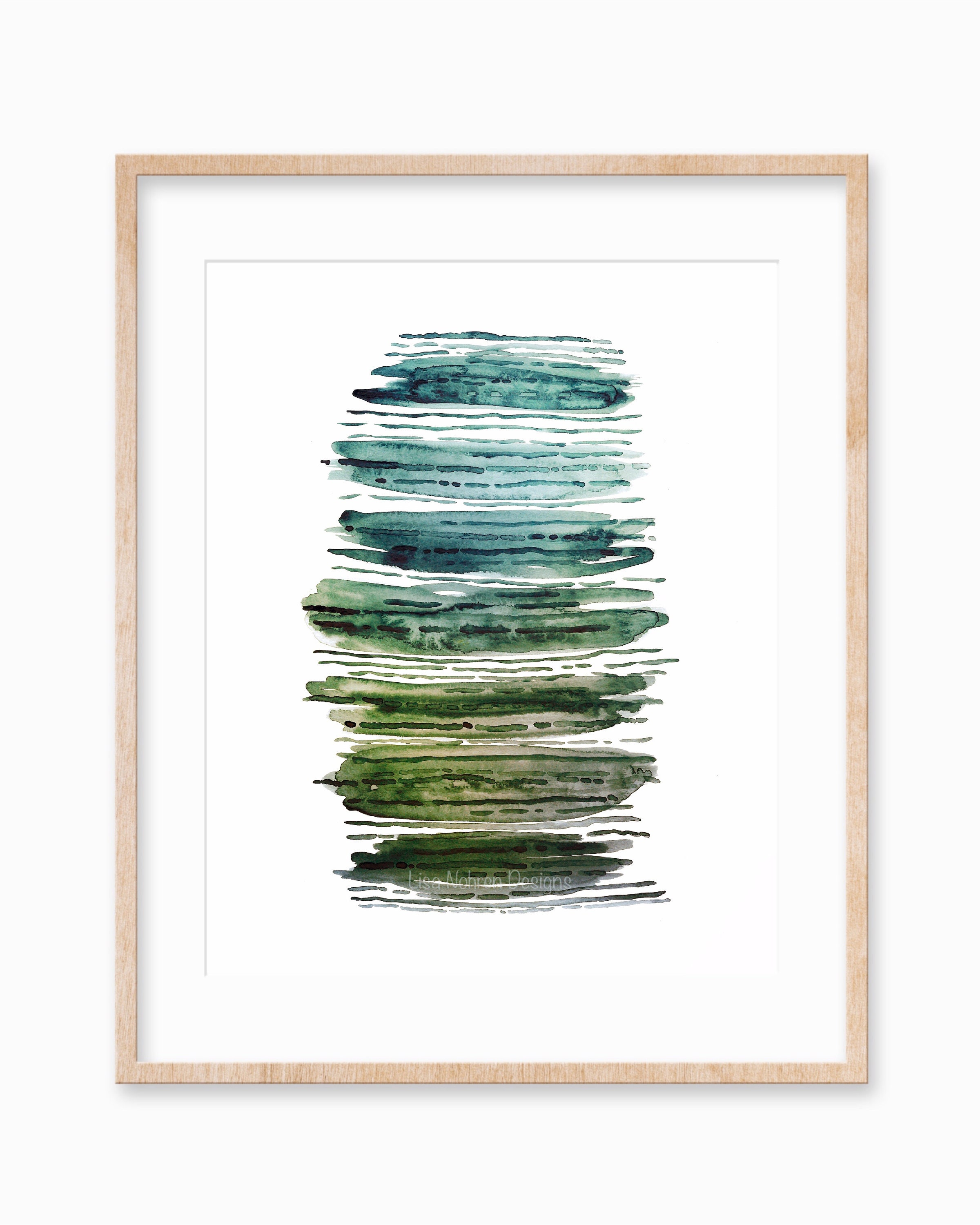 Modern Watercolor Abstract Printable Downloadable Art Instant - Etsy