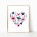 Floral Blooms Flower Garden Printable Wall Art Botanical Plant Flowers ...