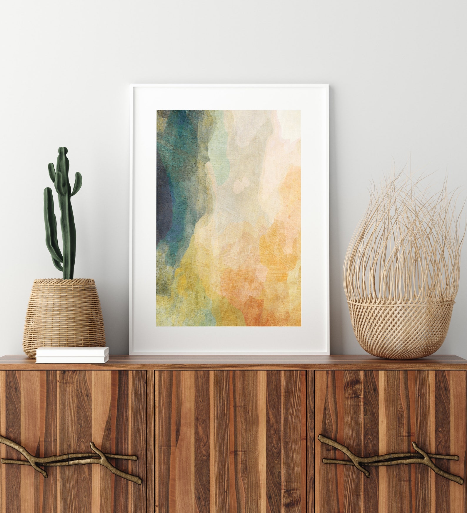Colorful Abstract Art Printable Wall Art Painting Downloadable - Etsy