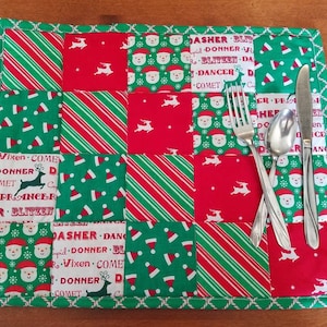 Dashing Through the Snow Placemats, Set of 4