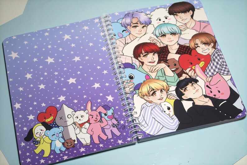 BTS Notebook Etsy