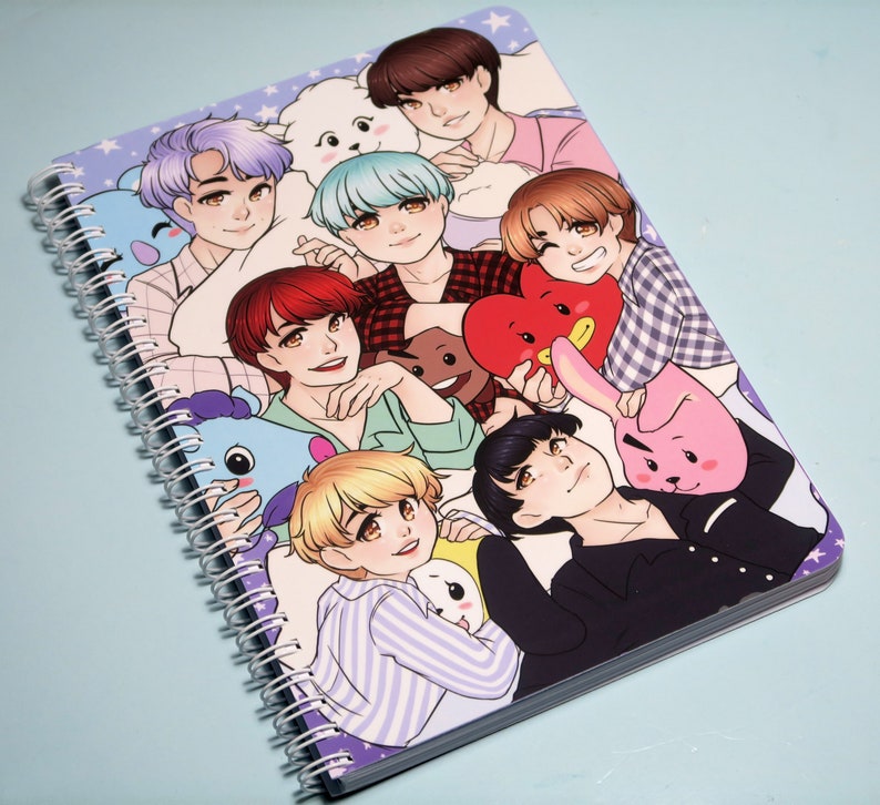 BTS Notebook Etsy