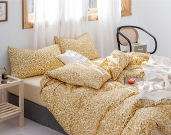 Yellow Duvet Cover Etsy