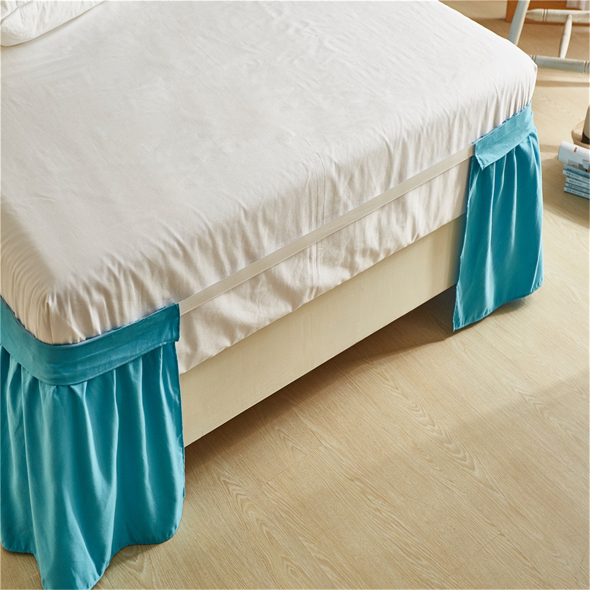 Elastic Wrap Around Bed Skirt Elegant Ruffle Bed Skirt in Etsy