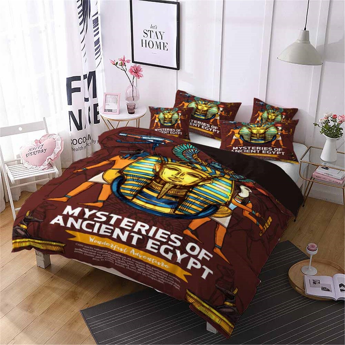 Duvet Cover Set Ancient Egyptian Culture Egyptian Pharaoh Etsy