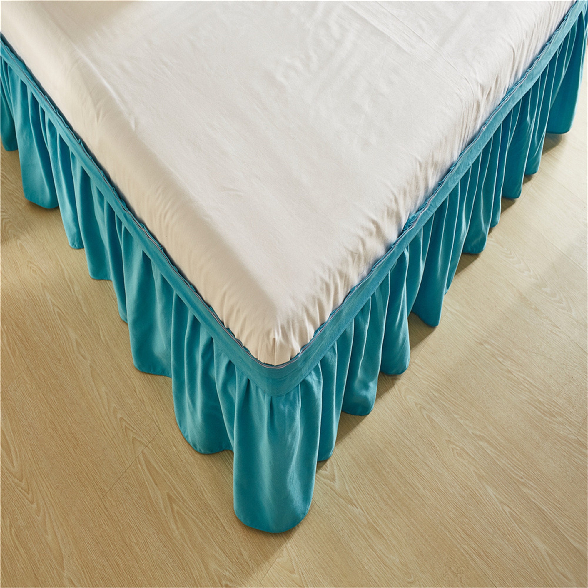 Elastic Wrap Around Bed Skirt Elegant Ruffle Bed Skirt in Etsy