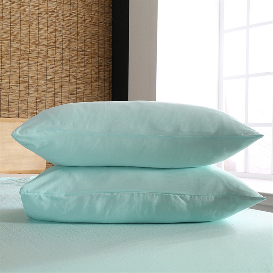 Mint Green Duvet Cover Set Super Soft Bedding Set Etsy