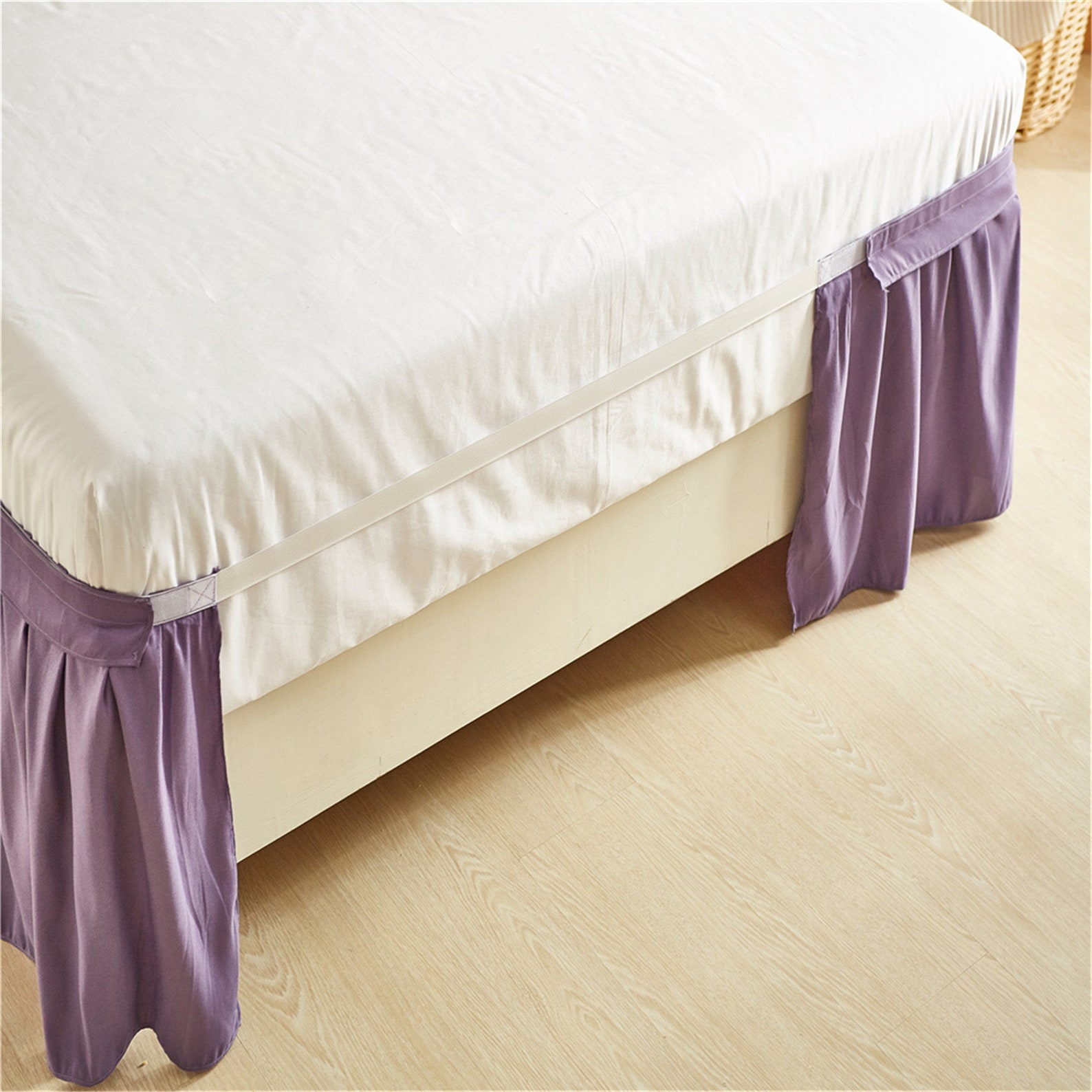 Elastic Bed Wrap Ruffle Bed Skirt at Roberto Davis blog