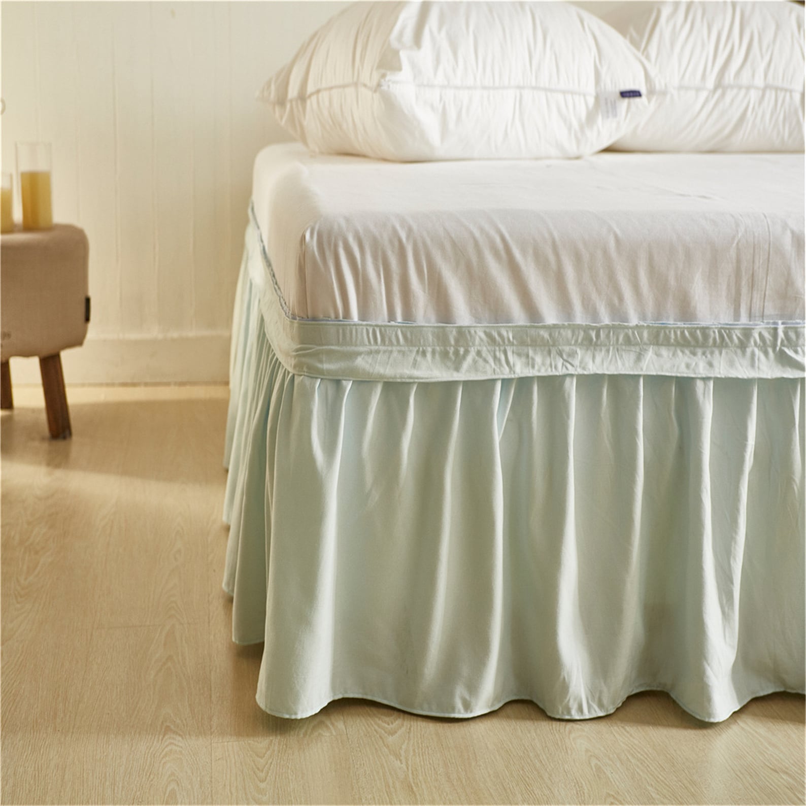 Elastic Wrap Around Bed SkirtElegant Ruffle Bed Skirt in Etsy