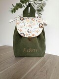 Personalized backpack product logo