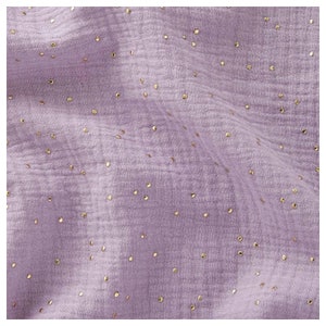 Couverture bébé personnalisée Violet clair