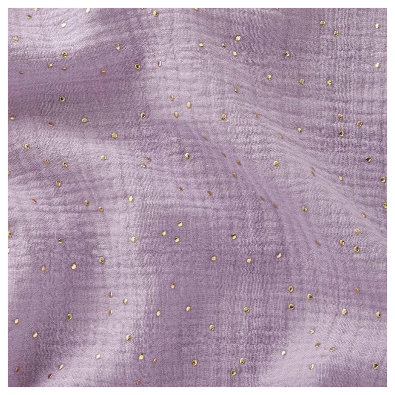 Couverture bébé personnalisée Violet clair