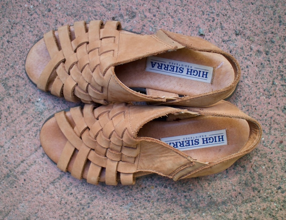 rubber strappy sandals