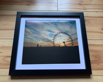 London Skyline - 12"x10" Framed Photo