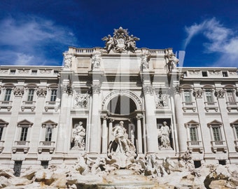 Trevi Fountain - 12 x 10 Framed Print