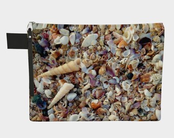 Shell Zipper Pouch