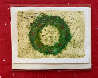 Aquarel kerstkaarten
