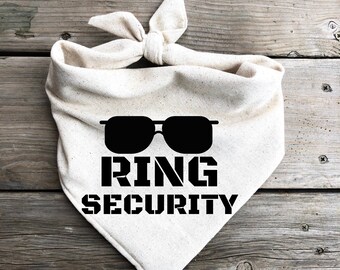 Whoa Dog E Ring Security Wedding Band Dog Bandana