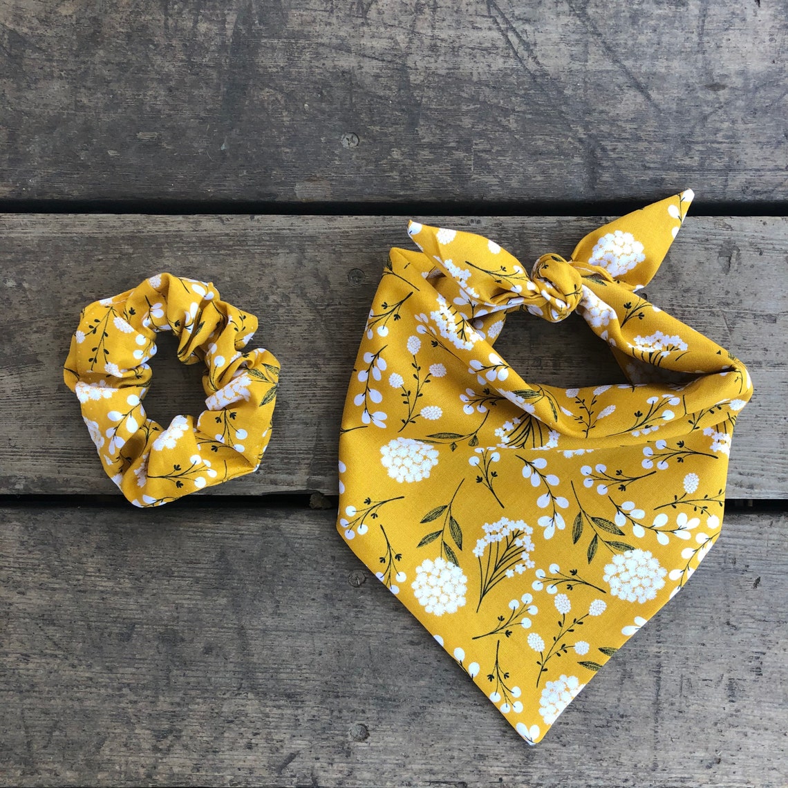 Dog bandana and Scrunchie pattern PDF sewing pattern tutorial Etsy