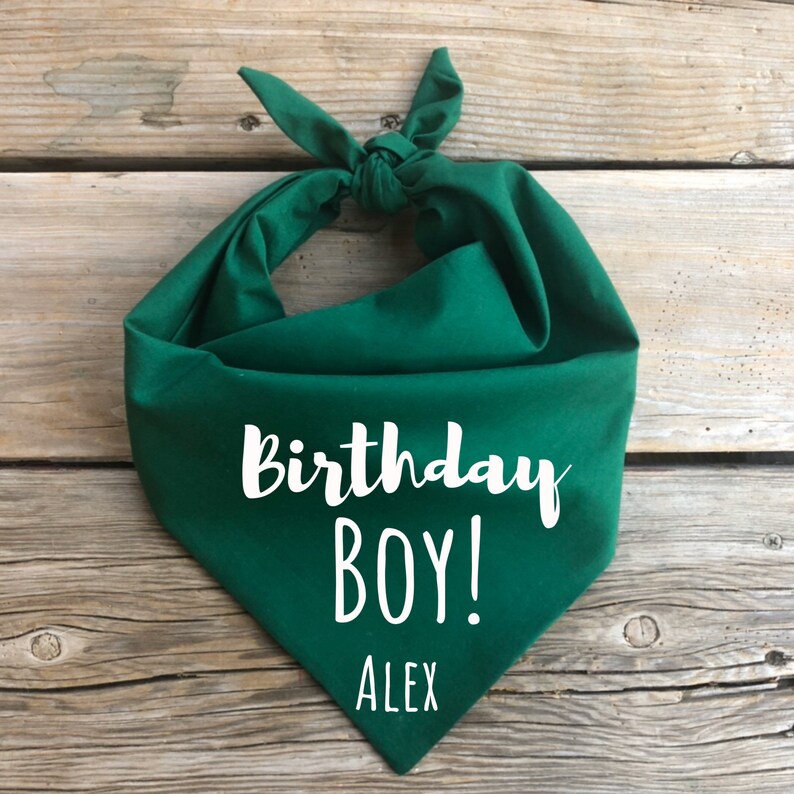 Dog bandana Birthday Boy Its my Birthday first 1st birthday Etsy
