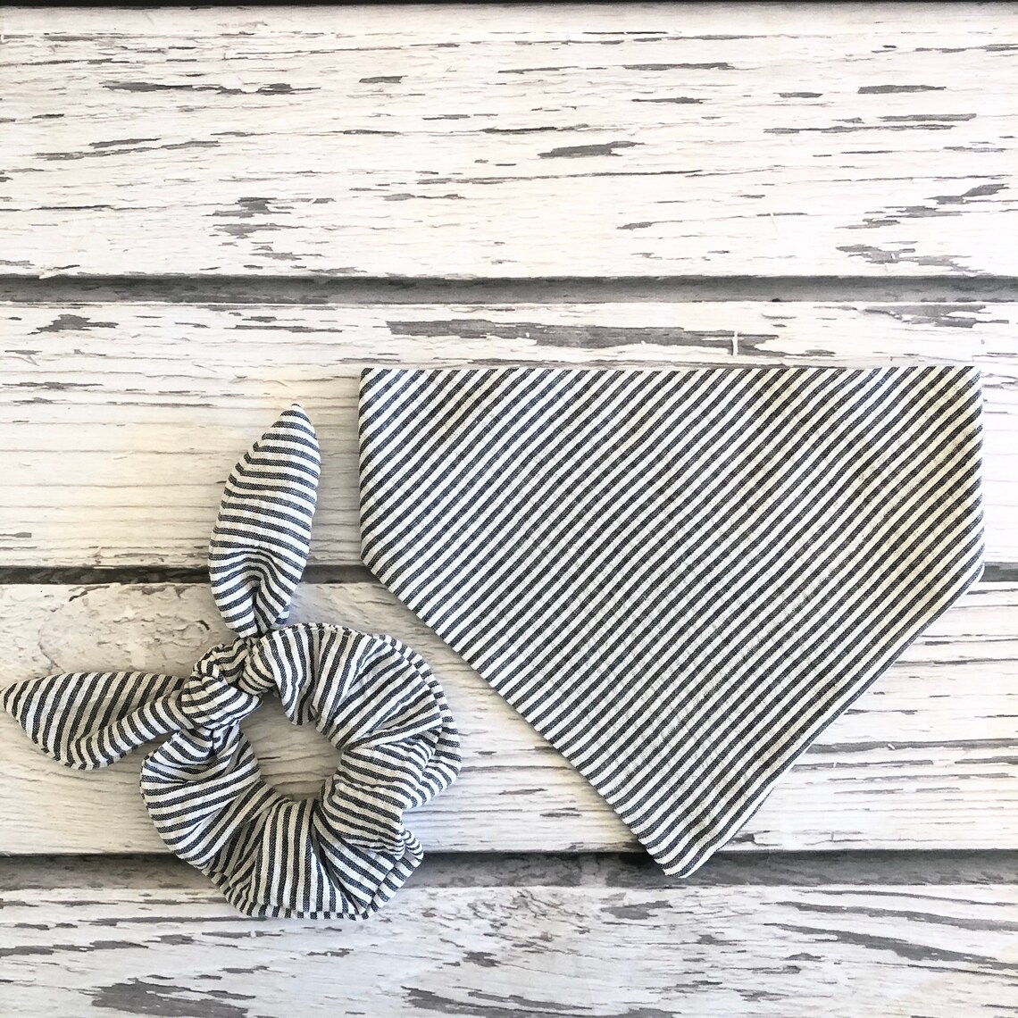 PDF sewing pattern Dog bandana with matching Scrunchie with | Etsy