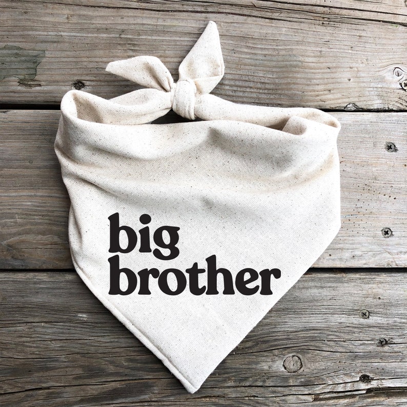 Dog bandana Big Brother pregnancy announcement baby Etsy