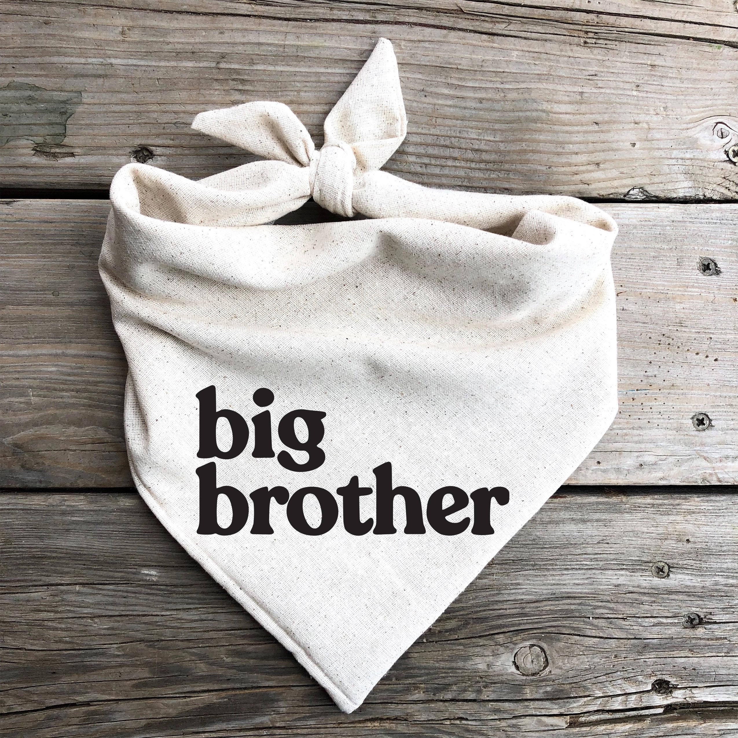 Dog bandana Big Brother pregnancy announcement baby announcement phot…