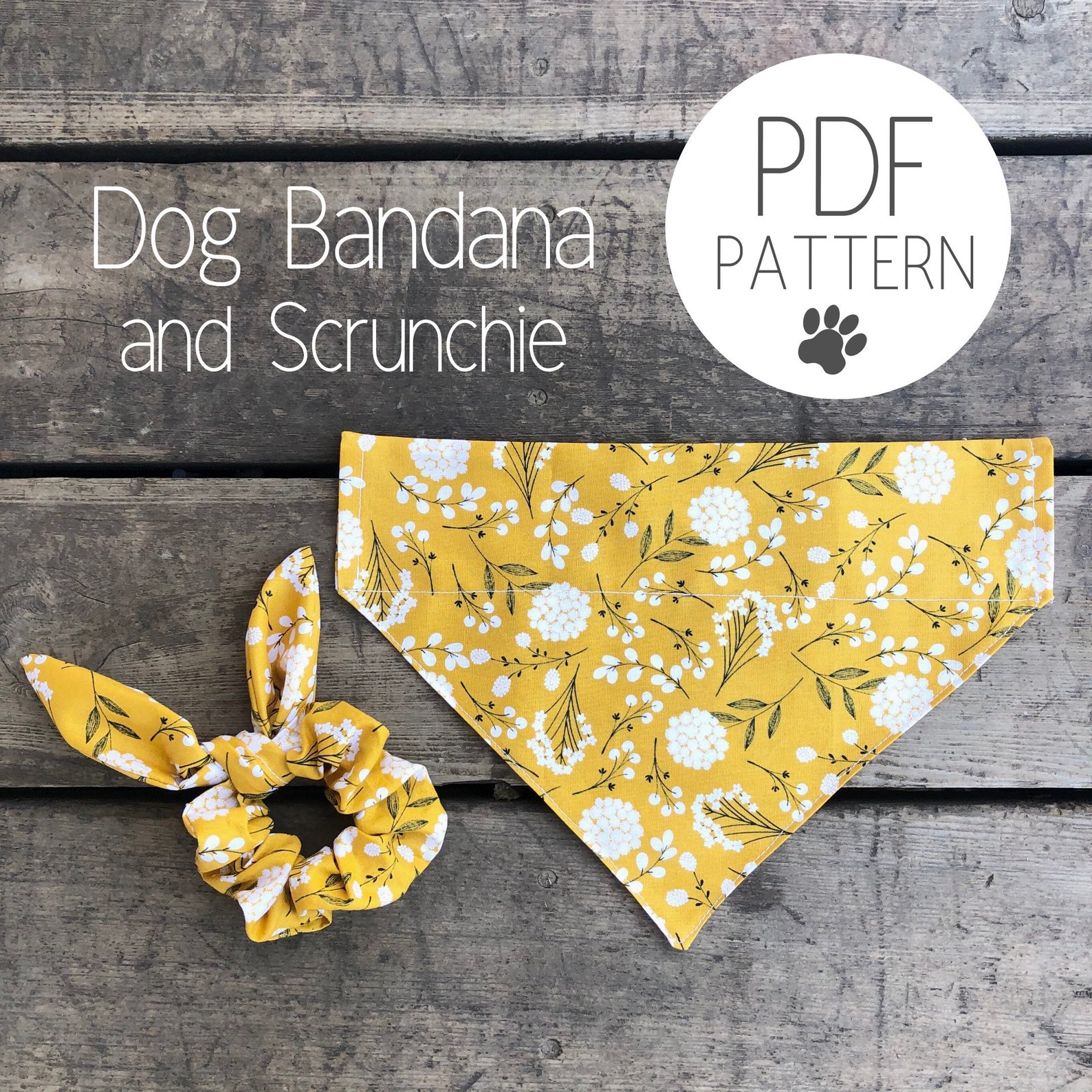 pdf-sewing-pattern-dog-bandana-with-matching-scrunchie-with-etsy