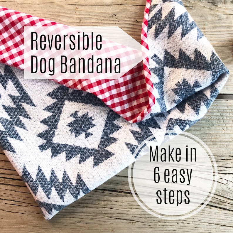 Dog Bandana Sewing Pattern Reversible PDF Tutorial DIY Bib Etsy dog-bandana-sewing-pattern-reversible-pdf-tutorial-diy-bib-etsy