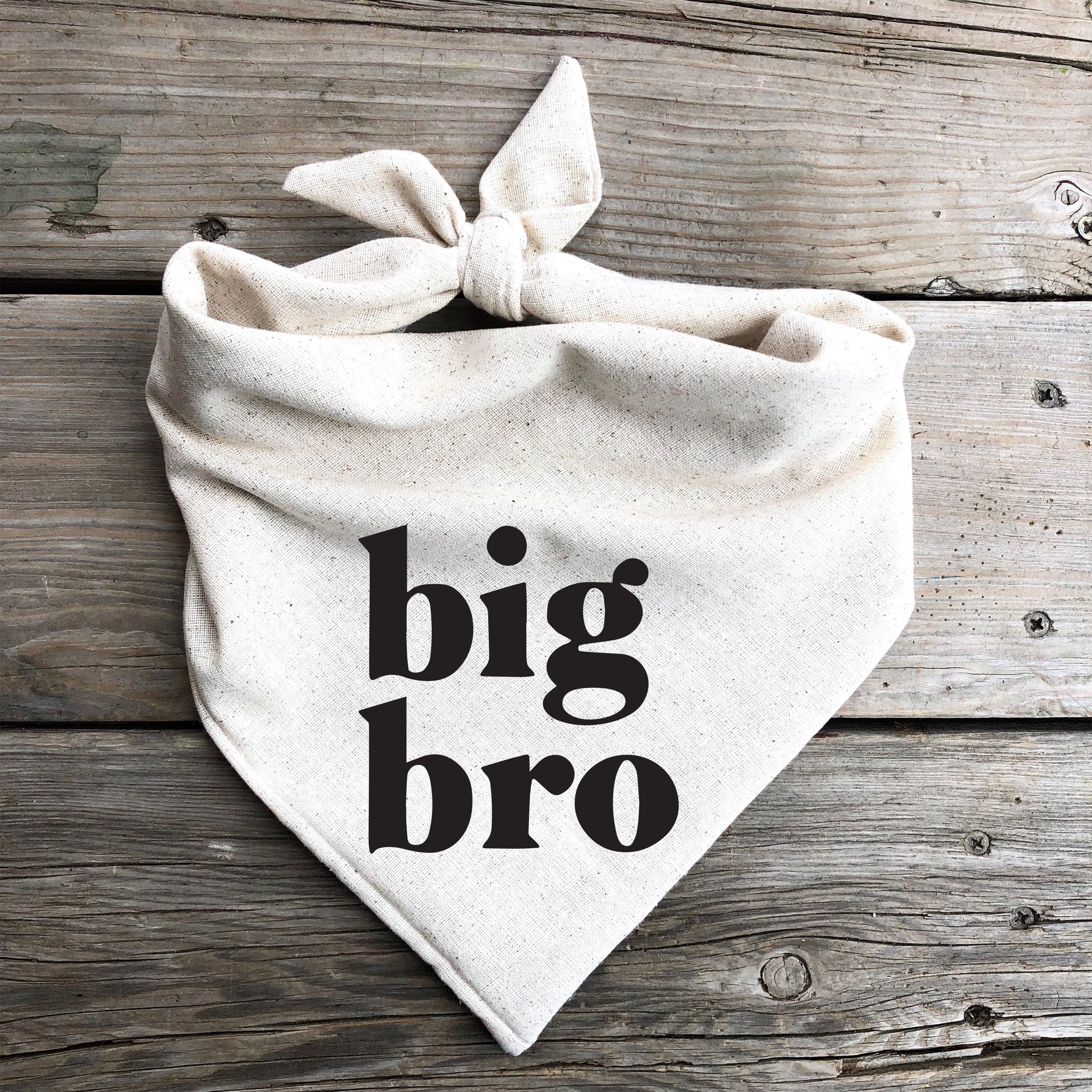 Big Bro Dog bandana Big Brother pregnancy announcement baby announcem…