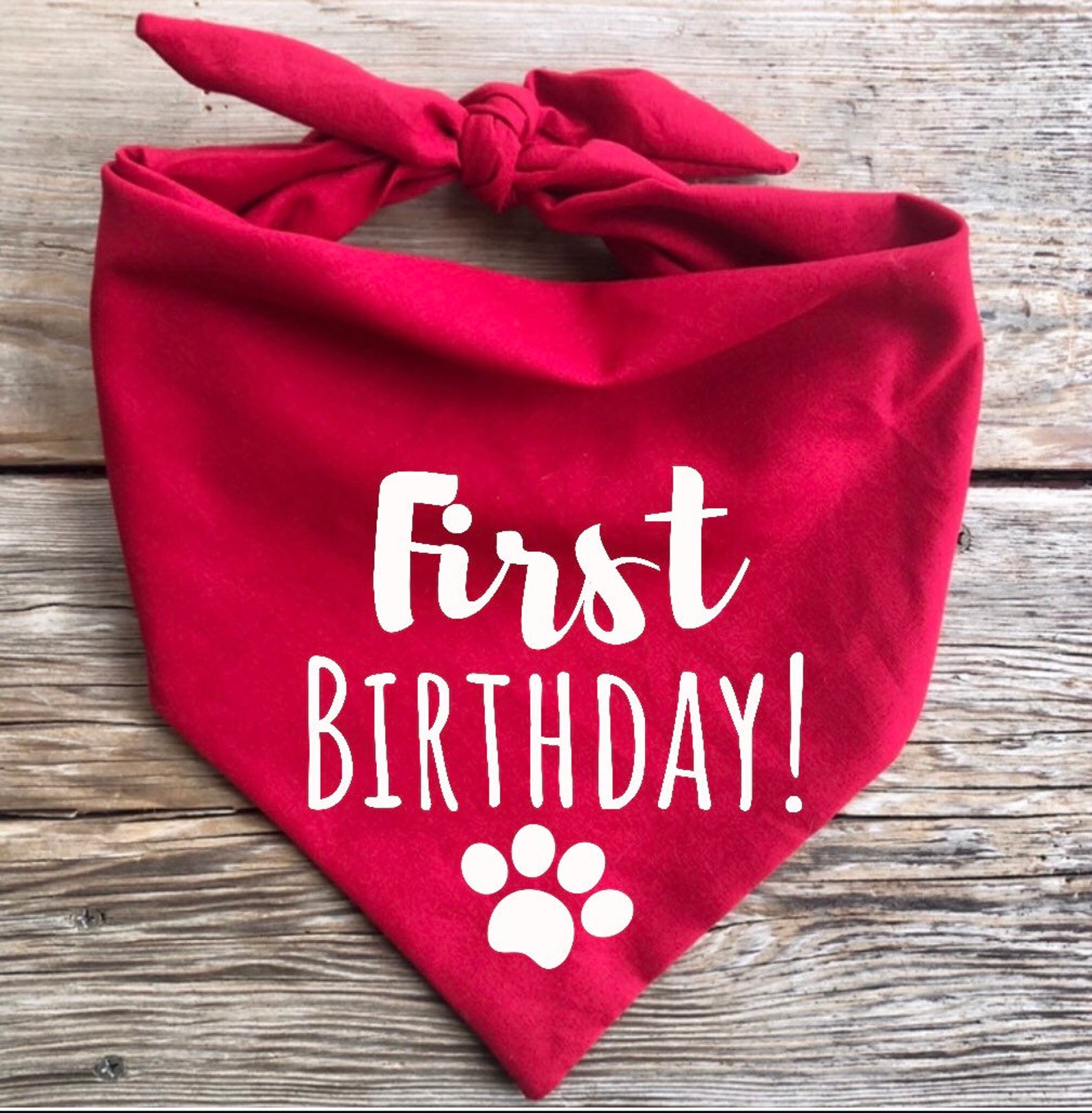First Birthday Dog bandana Birthday Its my Birthday 1st Etsy