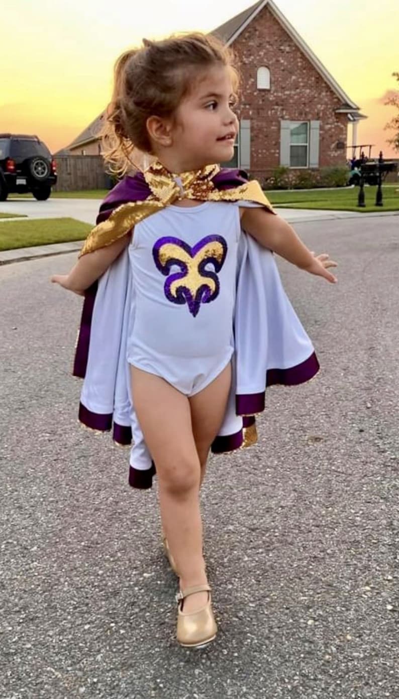 LSU Golden Girl Costume Little Golden Girl Costume Halloween Etsy