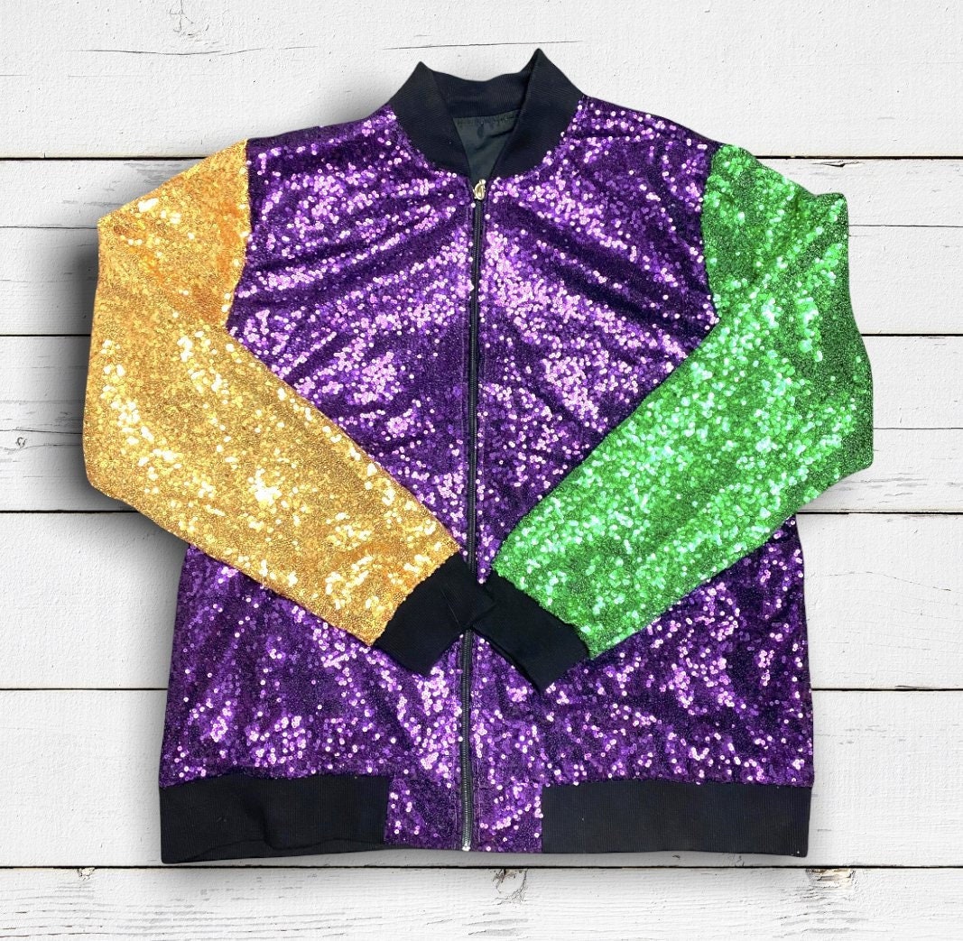 Women's Mardi Gras Sequin Jacket Mardi 