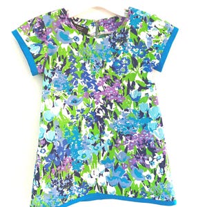 Troy x London girls blue floral dress Size 3T