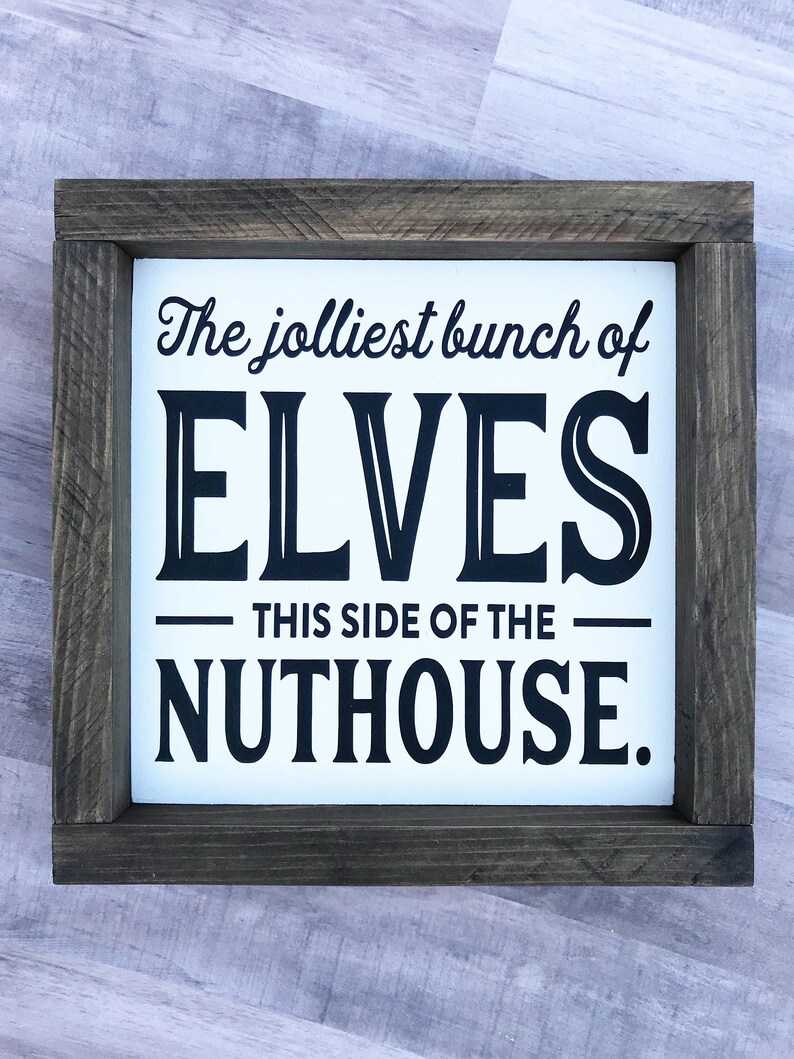 Jolliest Bunch of Sign Christmas Vacation Christmas Wood  Etsy