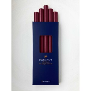 5 palitos de cera de sellado vino tinto - 11 mm imagen 2