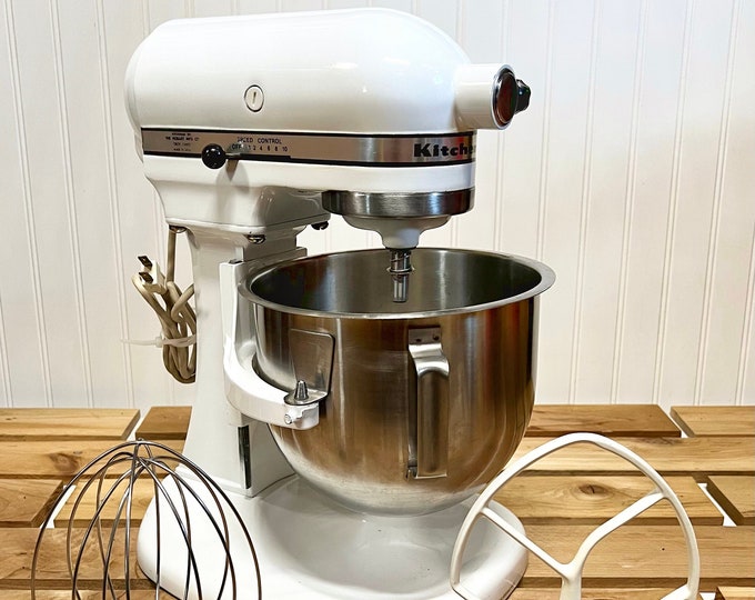 Restored Vintage 1940s Kitchenaid K5A 5 Quart Electric Lift Bowl Stand