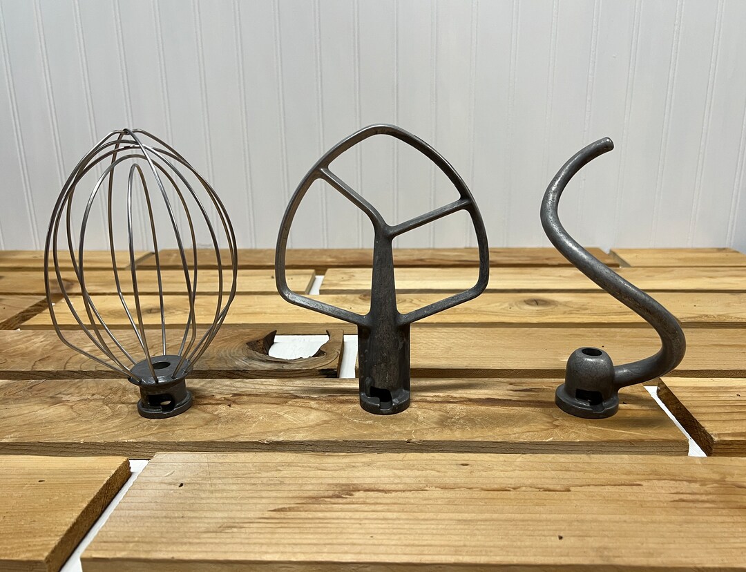 Kitchenaid 6 Quart Set of Mixer Beaters Flat Beater Wire Etsy UK