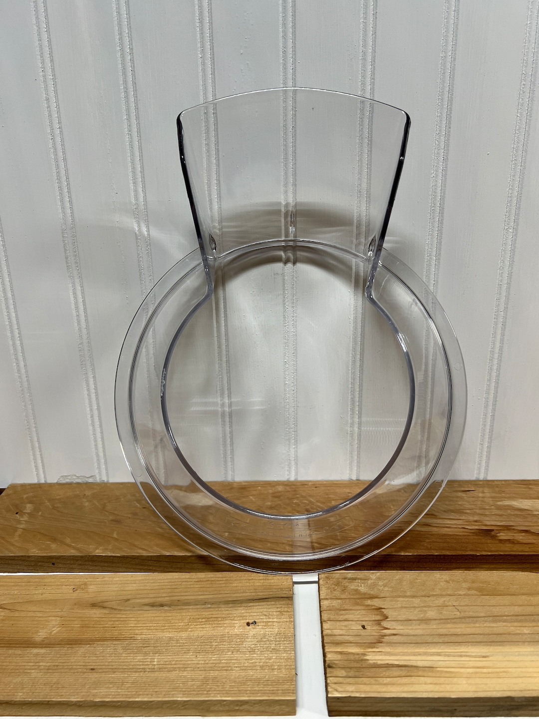 Vintage 1970s Pouring Shield for Mixing Bowl Pour Chute Works W/ 4.5