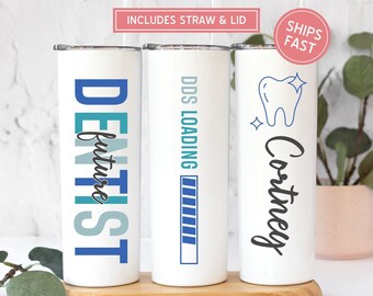 Future Dentist Gift, Future Dentist Mug, Future DDS 20oz Tumbler Cup, Dental School Gifts, Dentist Graduation Gift, Dentist Birthday Gift