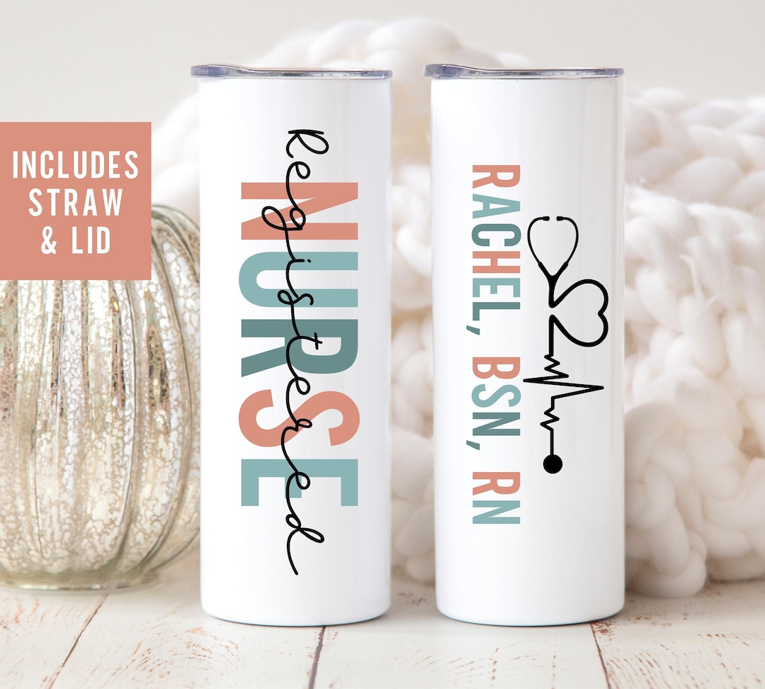 Registered Nurse Tumbler Nurse Gift, RN Tumbler, Rn Gifts Graduation