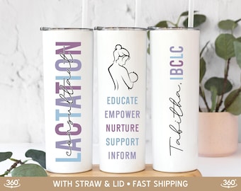 Lactation Consultant Gift Tumbler, Lactation Counselor Cup, Lactation Nurse Lactation Education Mug, IBCLC Breastfeeding Lactation Support