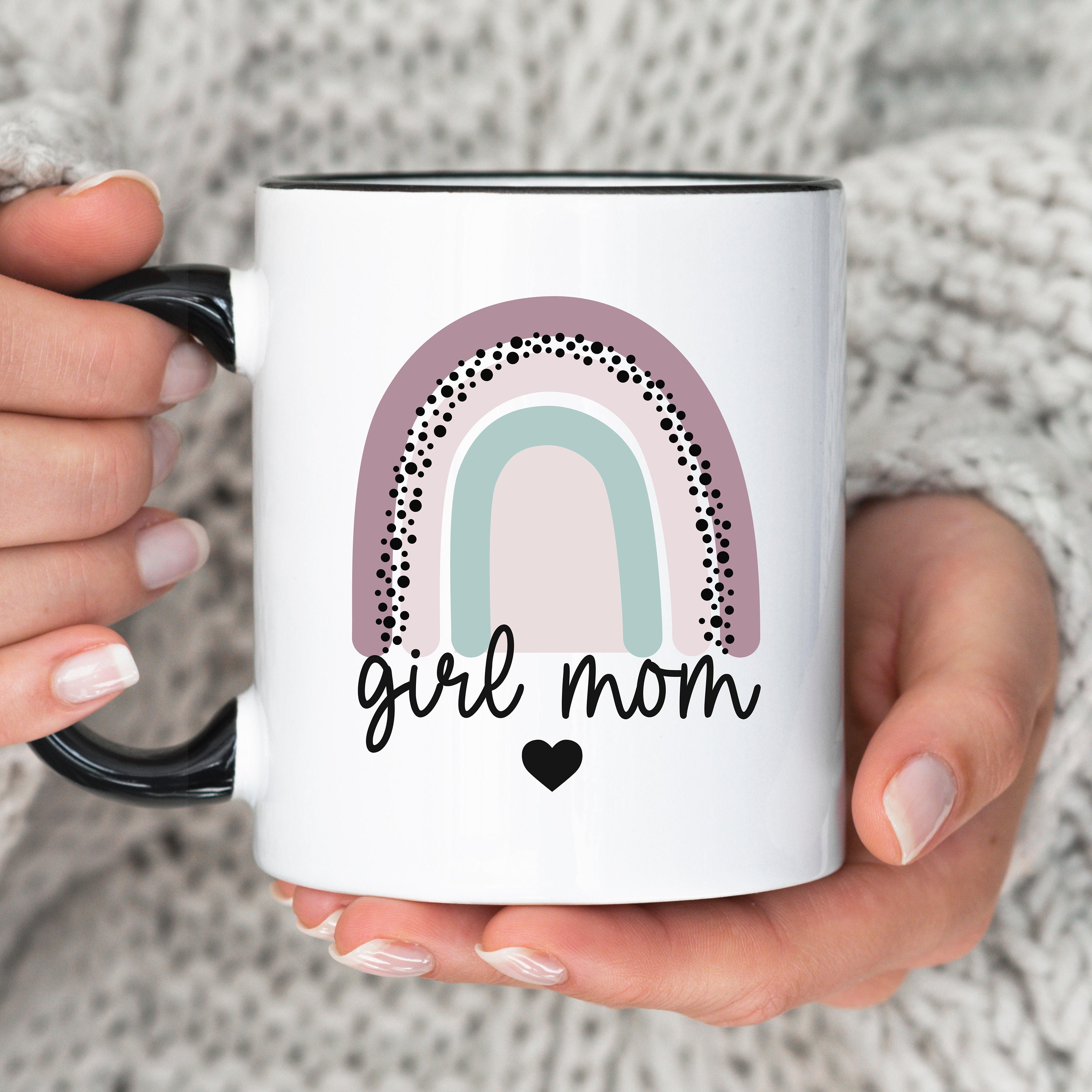 So God Made A Girl Mom Mug