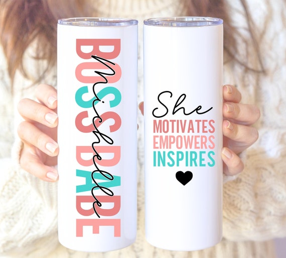 Personalized Ombre Boss Sublimation Tumbler With Lid & Straw, Gift For  Promotion, Boss Retirement Tumbler, Small Business Owner Cup - ShopStyle