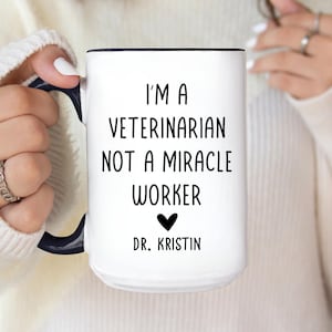 Funny Veterinarian Gift Mug, Veterinarian Mug, New Veterinarian Gift, Veterinarian Graduation Gift, Veterinary Medicine Vet Med Coffee Cup