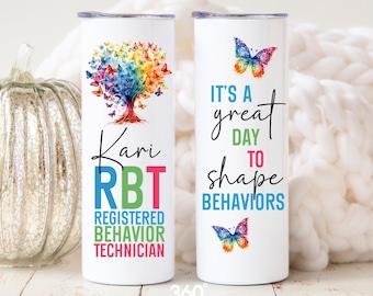 RBT Gifts, Custom Behavior Technician ABA Cup for Rbt, Aba Therapy Coffee Mug, Autism Gift Therapist, New Rbt Graduation Gift Rbt Exam Gift
