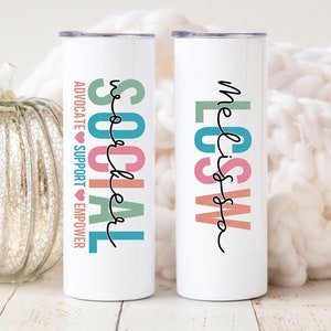 Vaso LCSW, Regalo MSW, Regalo LCSW, Vaso MSW, Regalo de Trabajo Social, Regalo de Trabajador Social, Vaso de Maestría en Trabajo Social, Regalo de Graduación de MSW