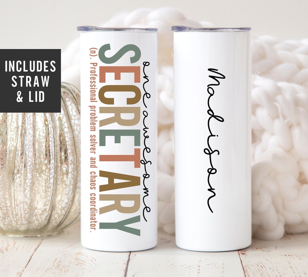 Secretary Day Gift Tumbler Cup, Secretaries Day Secretary Gift, Admin