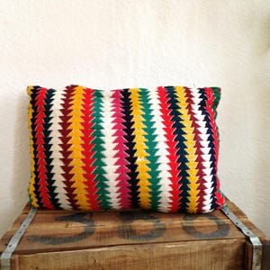 Handgemachter marokkanischer Berber Kopfkissenbezug 50 x 30 cm, Berber Kissenbezug