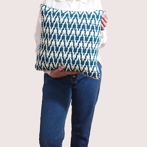 Mosaic Crochet Pillow Pattern: Beginner-Friendly Design (PDF Pattern)